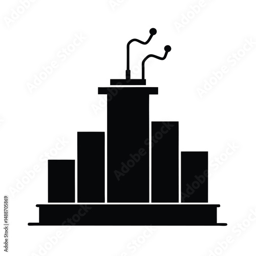 Public Speaking Podiums and Debate Stages.
