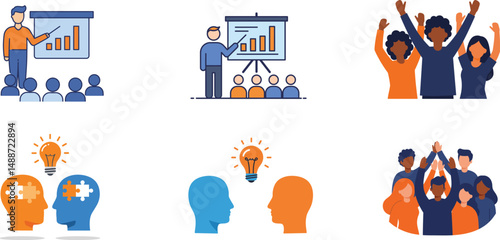 Collaborative Business Presentation with Innovative Teamwork Strategies SEO