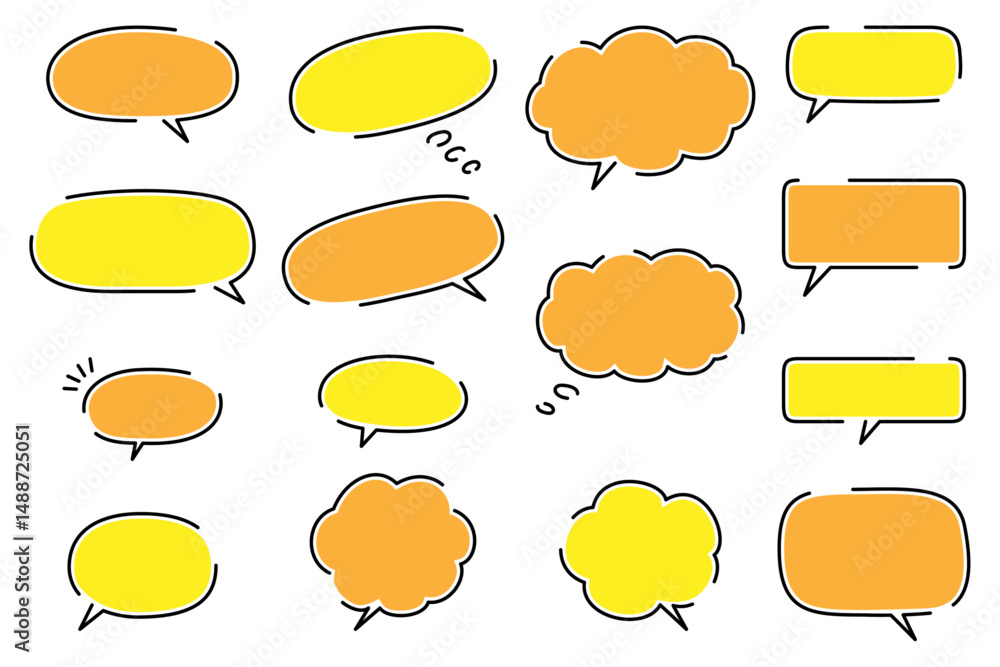 Obraz premium 吹き出し