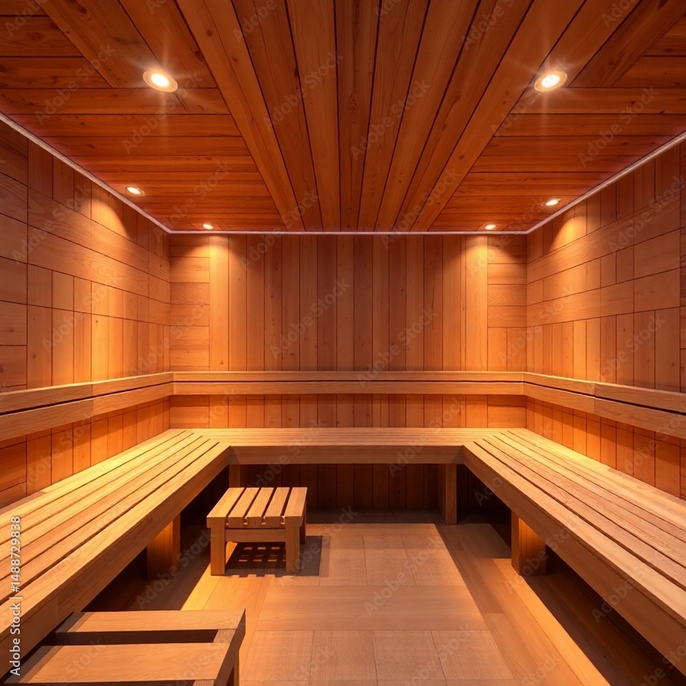 Obraz premium interior of a sauna
