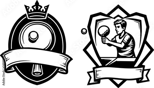 table tennis  vector design