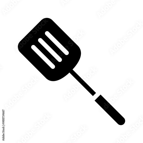 Spatula icon. cooking utensils icon. isolated on white background.