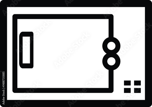 oven icon electric oven vector editable