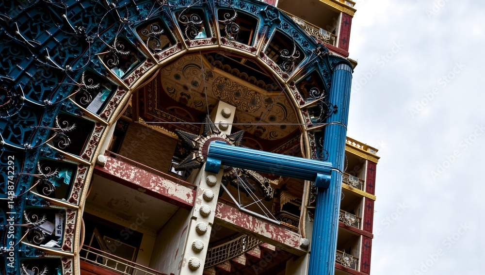 Obraz premium Intricate Architectual Facade Design