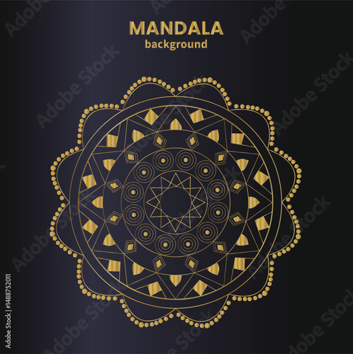 Ornamental Luxury Mandala Background for Invitations