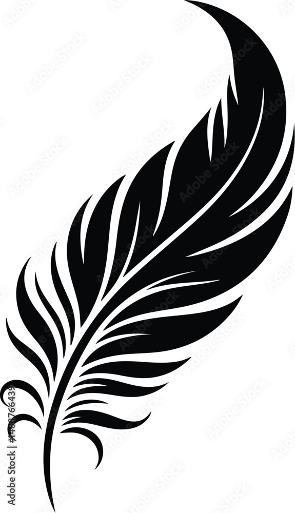 Fototapeta premium Angel and Bird Wings Silhouette Set – Vector Shadow Collection Flying Wings Icons | Black Wing Silhouettes for Design Projects