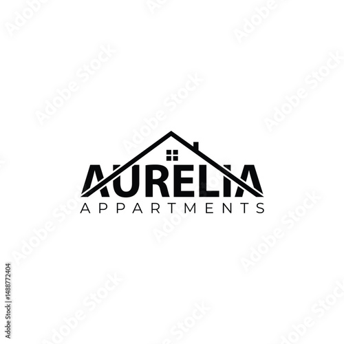 AURELIA Appartments Logo Design Idea