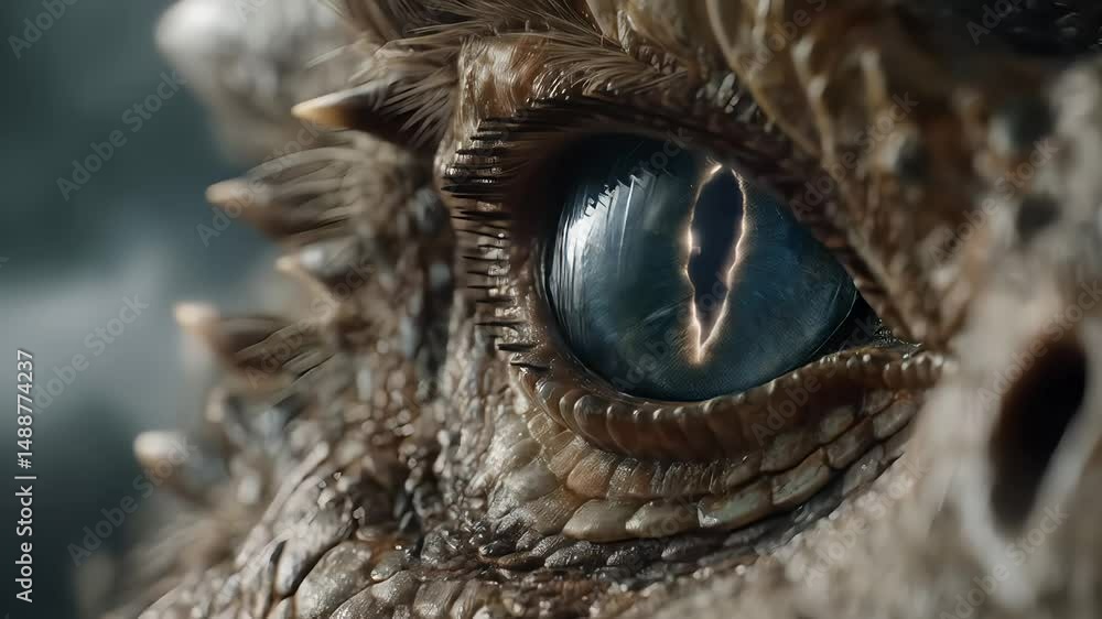 Dragon's Eye Close-up of a Majestic Creature's Gaze Dragon's Eye Close-up of a Majestic Creature's Gaze