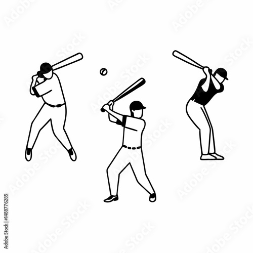 baseball player cartoon