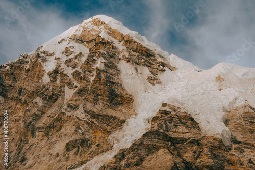mountain landscape with blue sky