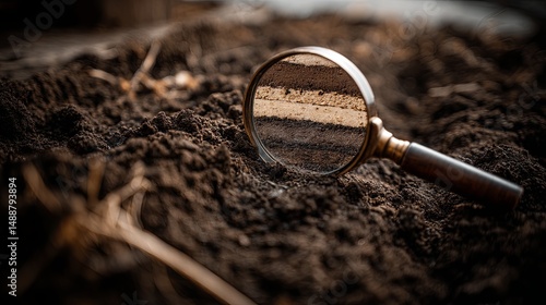 Mesmerizing Close-Up of Magnetized Soil
