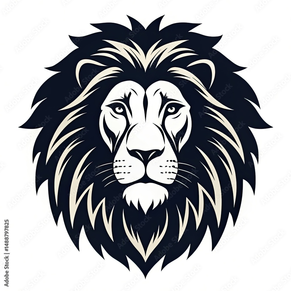Obraz premium lion vector illustration