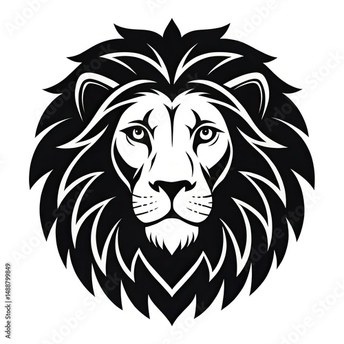 Wallpaper Mural lion vector illustration Torontodigital.ca