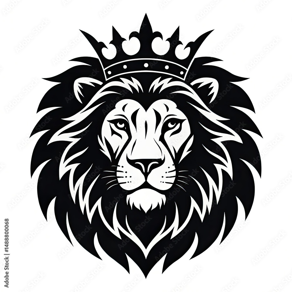 Obraz premium lion vector illustration
