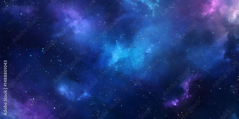 Colorful Cosmic Nebula with Stars and Space Elements Background Colorful Cosmic Nebula with Stars and Space Elements Background