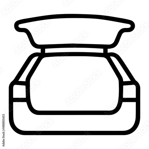 Car trunk icon on white background vector
Vector icon cars