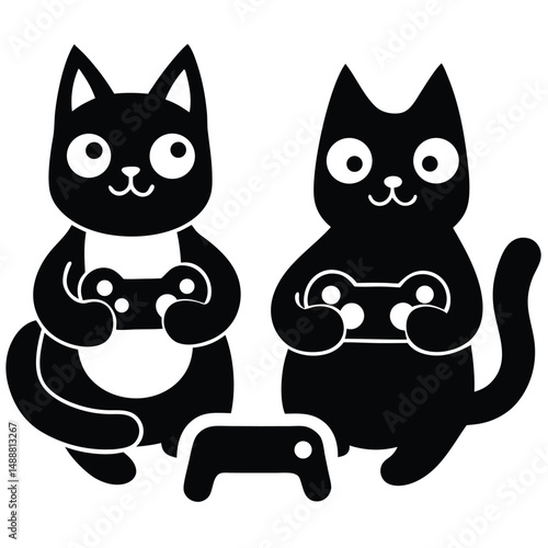 cute-animals-playing-games-with-controllers-- (3).eps