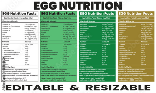 egg nutrition facts, food label, supplement facts, egg calorie chart, nutrition info 