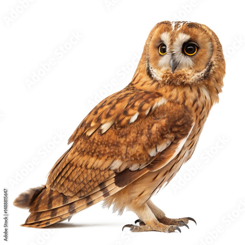 tawny owl png, transparent background
