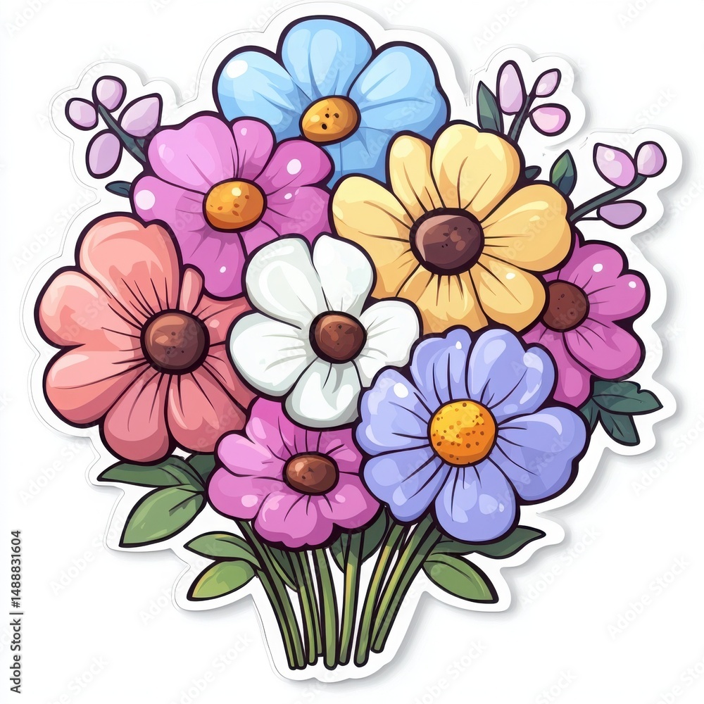A bouquet of colorful flowers, full of life and natural beauty. The flowers are beautifully arranged and the variety of colors creates a joyful composition. A bouquet of colorful flowers, full of life and natural beauty. The flowers are beautifully arranged and the variety of colors creates a joyful composition.
