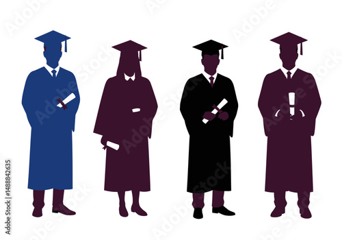 National Higher Education Day celebration, vector graphic
