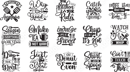Funny kitchen svg bundle, kitchen saying, kitchen quote, apron svg, kitchen sign svg, kitchen towel svg, cooking svg, baking svg 