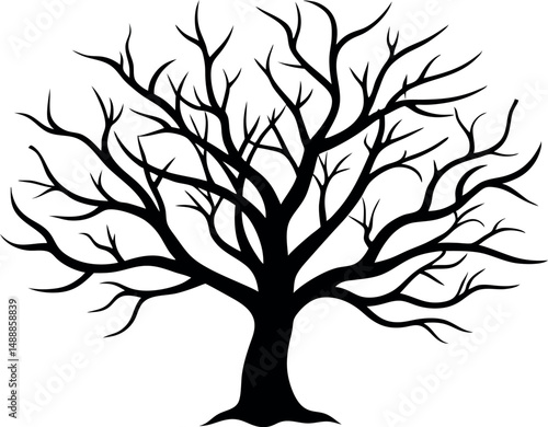 Collections dead tree silhouette