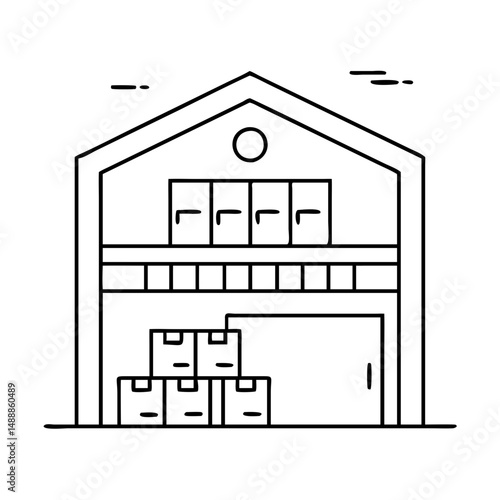 warehouse icon icon, warehouse icon vector illustration-simple illustration of warehouse icon , perfect for warehouse icon logos and icons