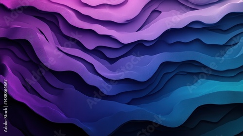 Abstract layered wavy design (4)