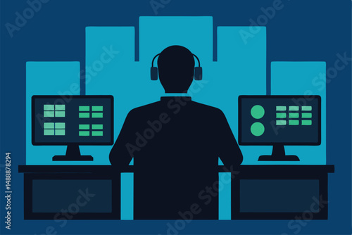 Diverse professionals utilizing technology for business communication and digital work