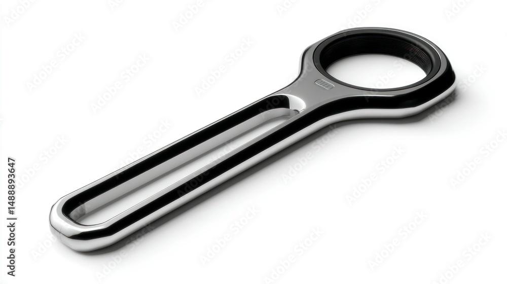 Stainless Steel Tool with Ergonomic Handle and Circular End for Precision Work Stainless Steel Tool with Ergonomic Handle and Circular End for Precision Work