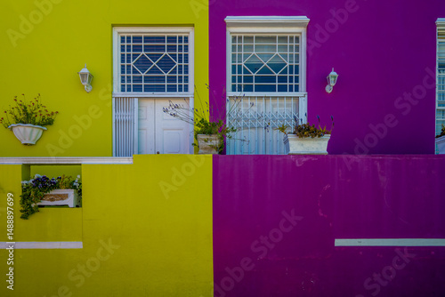 Bo-Kaap colorful house, Cape Town, South Africa