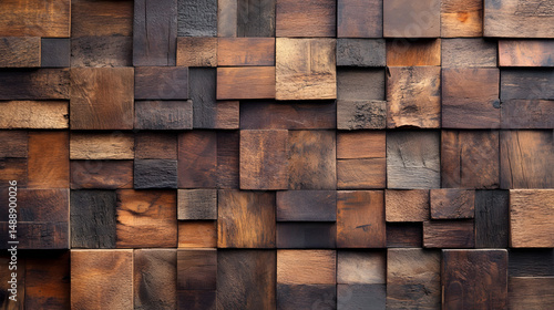 Mapple parquet wood texture, antique background, wood wall paneling texture
