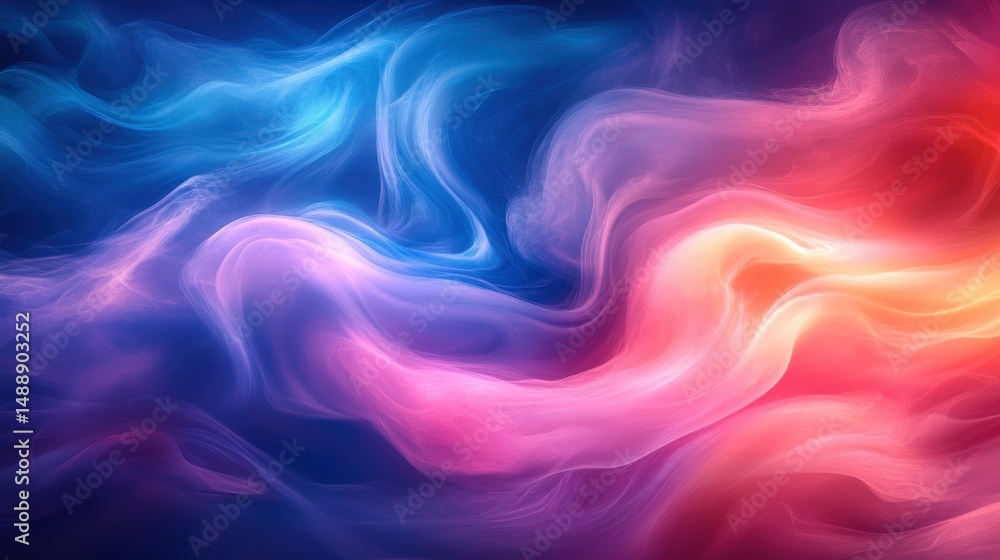 Obraz premium Abstract swirling colors, dynamic flow