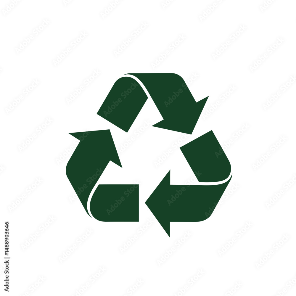 Green recycle symbol Green recycle symbol