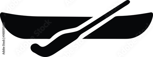 canoe boat silhouette