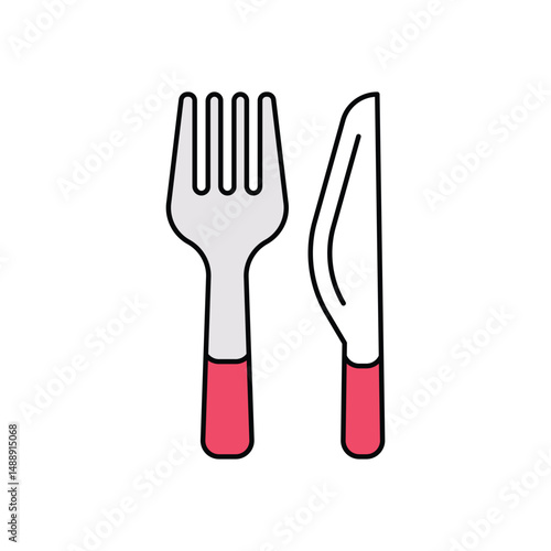Food Court Vector icon