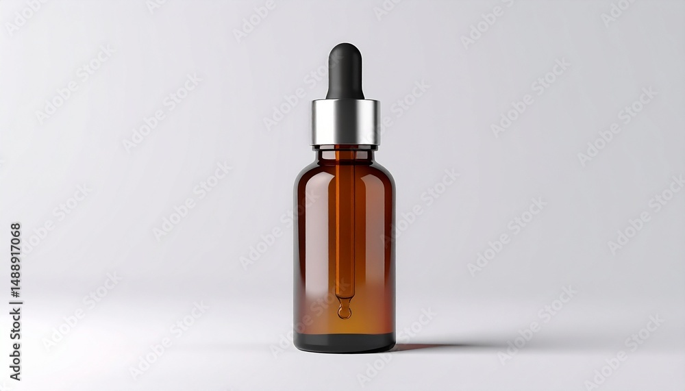 serum bottle on white background serum bottle on white background