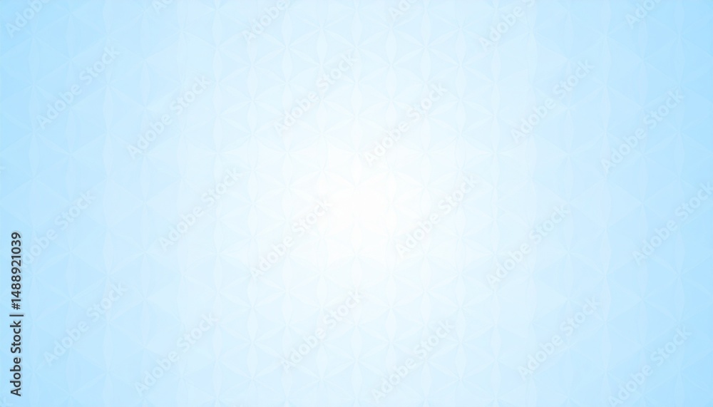 Fototapeta premium Soft Blue Background with Geometric Pattern for Design and Creative Projects