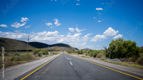 road to the sky in little Karoo, south africa