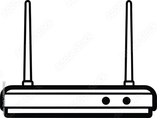 wi fi router silhouette