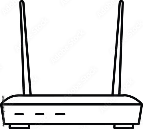 wi fi router silhouette
