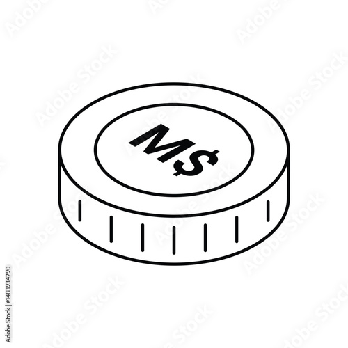 MXN Vector icon