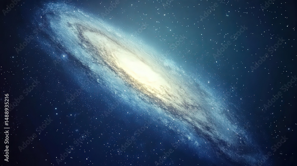 Fototapeta premium Spiral Galaxy in Deep Space