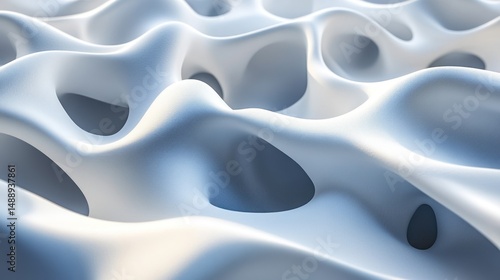 Abstract, organic, sculpted form