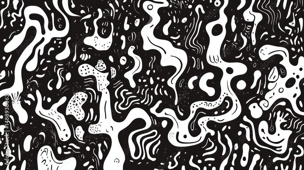 Obraz premium Abstract organic shapes (1)