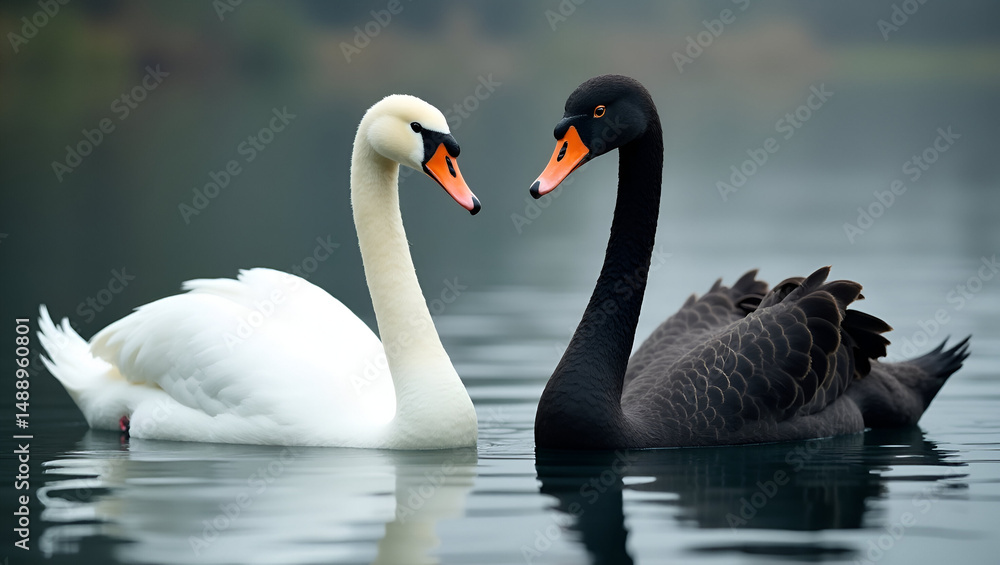 swans on the lake swans on the lake