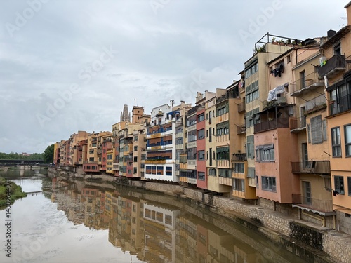 canal in Girona, Spain