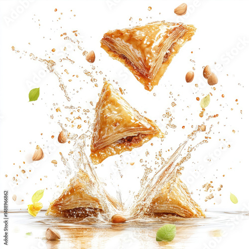 golden stars isolated on white