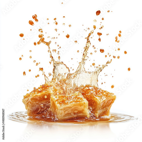 orange juice splash